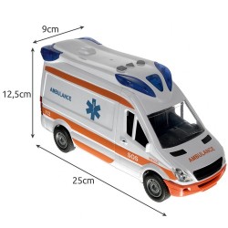 KARETKA POGOTOWIA AMBULANS - REALISTYCZNA ZABAWKA DLA DZIECI