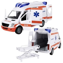 KARETKA POGOTOWIA AMBULANS - REALISTYCZNA ZABAWKA DLA DZIECI