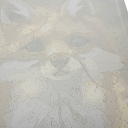 MALOWANIE PO NUMERACH 40X50CM LISEK 22782 - KLASYCZNY OBRAZ DO MALOWANIA