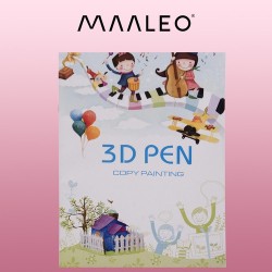 KSIĄŻKA Z SZABLONAMI DO DŁUGOPISU 3D - KREATYWNE PROJEKTY DLA DZIECI