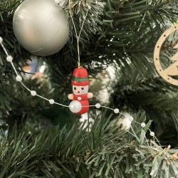 BOMBKI ZAWIESZKI CHOINKOWE 10SZT. 22943 - UROCZE OZDOBY ŚWIĄTECZNE