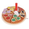 PIZZA DREWNIANA ZESTAW - EDUKACYJNA I ZABAWNA ZABAWKA DLA DZIECI