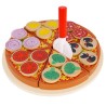 PIZZA DREWNIANA ZESTAW - EDUKACYJNA I ZABAWNA ZABAWKA DLA DZIECI