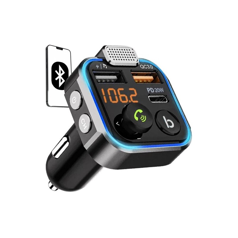 TRANSMITER ŁADOWARKA BLUETOOTH FM - PRAKTYCZNE ROZWIĄZANIE DLA KIEROWCÓW