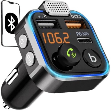TRANSMITER ŁADOWARKA BLUETOOTH FM - PRAKTYCZNE ROZWIĄZANIE DLA KIEROWCÓW
