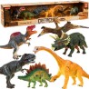 DINOZAURY FIGURKI RUCHOME 6SZT. - ZABAWKA DLA MAŁYCH ODKRYWCÓW
