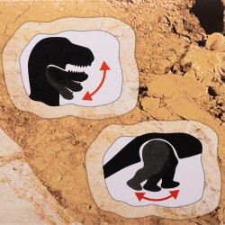 DINOZAURY FIGURKI RUCHOME 6SZT. - ZABAWKA DLA MAŁYCH ODKRYWCÓW