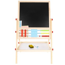 TABLICA DWUSTRONNA DREWNIANA 22472 - KREATYWNA NAUKA I ZABAWA