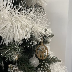 GIRLANDA CHOINKOWA BIAŁA 6M RUHHY 22307 - NOWOCZESNA I STYLOWA DEKORACJA