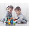 KAMIENIE KLOCKI DREWNIANE 16SZT. 22475 - KREATYWNA ZABAWA DLA DZIECI