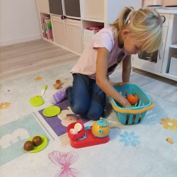 WARZYWA I OWOCE DO KROJENIA Z KOSZYCZKIEM - EDUKACJA I ROZWÓJ DZIECI