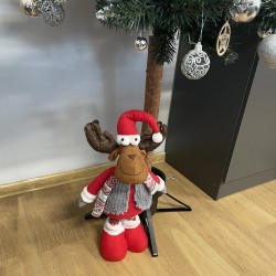 RENIFER ŚWIĄTECZNY TELESKOPOWY 88CM 22101 - UROCZA DEKORACJA NA ŚWIĘTA