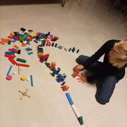 DOMINO DREWNIANE 360 EL. - KREATYWNA I ZABAWNA ZABAWKA