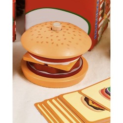 BURGER DREWNIANY - EDUKACYJNA ZABAWKA DLA MALUCHÓW