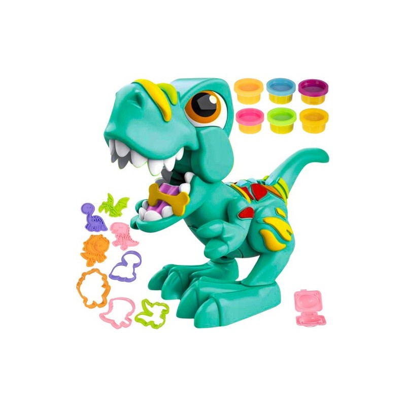 MASA PLASTYCZNA ZESTAW DINOZAUR - TWORZENIE ZWIERZĘCYCH FIGUR