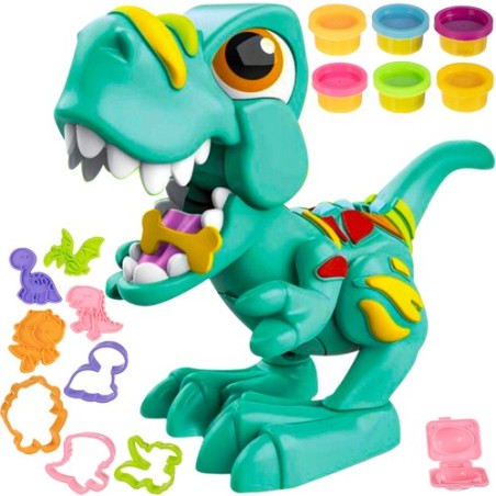 MASA PLASTYCZNA ZESTAW DINOZAUR - TWORZENIE ZWIERZĘCYCH FIGUR