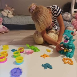 MASA PLASTYCZNA ZESTAW DINOZAUR - TWORZENIE ZWIERZĘCYCH FIGUR