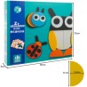 UKŁADANKA DREWNIANA PUZZLE 22426 - ROZWÓJ KREATYWNOŚCI I ZABAWA