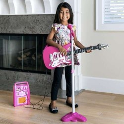 GITARA + MIKROFON + WZMACNIACZ RÓŻ - MUZYCZNA ZABAWA DLA DZIECI