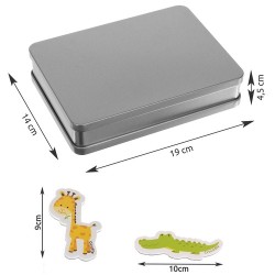 MAGNESY NA LODÓWKĘ ZWIERZĄTKA 40SZT. - UROCZA DEKORACJA DLA DOMU