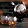 KARAFA GLOBUS ZESTAW DO WHISKY - ELEGANCKI PREZENT DLA MIŁOŚNIKÓW KLASYCZNEGO STYLU