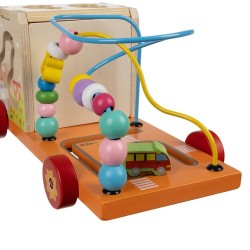 SORTER AUTO DREWNIANE - EDUKACYJNA ZABAWKA DLA MALUCHÓW