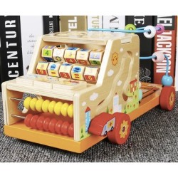 SORTER AUTO DREWNIANE - EDUKACYJNA ZABAWKA DLA MALUCHÓW