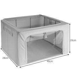 POKROWIEC NA POŚCIEL 40X30X20CM 2SZT. - PRAKTYCZNA ORGANIZACJA PRZECHOWYWANIA
