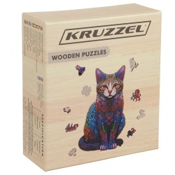 UKŁADANKA DREWNIANA PUZZLE 22878 - EDUKACYJNA ZABAWKA DLA DZIECI