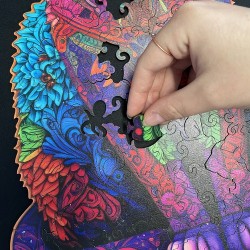 UKŁADANKA DREWNIANA PUZZLE 22878 - EDUKACYJNA ZABAWKA DLA DZIECI