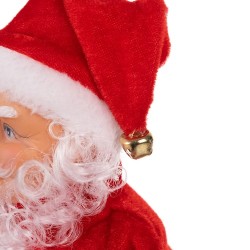 MIKOŁAJ GRAJĄCY FIGURKA 30CM - ŚWIĄTECZNA DEKORACJA Z MELODIĄ