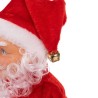 MIKOŁAJ GRAJĄCY FIGURKA 30CM - ŚWIĄTECZNA DEKORACJA Z MELODIĄ