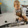 KOLEJKA ELEKTRYCZNA 9M - KLASYCZNA ZABAWKA DLA MAŁYCH KONDUKTORÓW