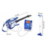 GITARA ELEKTRYCZNA + MIKROFON + WZMACNIACZ NIEBIESKA - MUZYCZNA ZABAWA DLA DZIECI