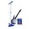 GITARA ELEKTRYCZNA + MIKROFON + WZMACNIACZ NIEBIESKA - MUZYCZNA ZABAWA DLA DZIECI