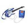 GITARA ELEKTRYCZNA + MIKROFON + WZMACNIACZ NIEBIESKA - MUZYCZNA ZABAWA DLA DZIECI