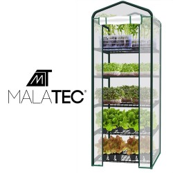 SZKLARNIA FOLIOWA MINI 5 PÓŁEK - IDEALNA DO DOMOWEJ UPRAWY ROŚLIN