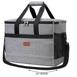 TORBA TERMICZNA 40L TRIZAND 23843 - DUŻA POJEMNOŚĆ NA WYPADY