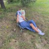 KRZESŁO TURYSTYCZNE SKŁADANE 23923 - WYGODNE I LEKKIE