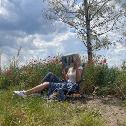 KRZESŁO TURYSTYCZNE SKŁADANE 23923 - WYGODNE I LEKKIE
