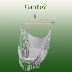 HAMAK-KRZESŁO BRAZYLIJSKIE SZARE GARDLOV 23671 - WYTRZYMAŁY I ELEGANCKI