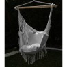 HAMAK-KRZESŁO BRAZYLIJSKIE SZARE GARDLOV 23671 - WYTRZYMAŁY I ELEGANCKI