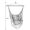 HAMAK-KRZESŁO BRAZYLIJSKIE SZARE GARDLOV 23671 - WYTRZYMAŁY I ELEGANCKI