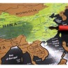 MAPA ŚWIATA ZDRAPKA Z FLAGAMI + AKCESORIA - KOMPLETNY ZESTAW