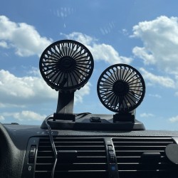 WENTYLATOR SAMOCHODOWY PODWÓJNY XTROBB 23222 - MOCNY I ŁATWY W MONTAŻU