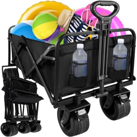 WÓZEK TRANSPORTOWY SKŁADANY - WYGODNY I MOBILNY