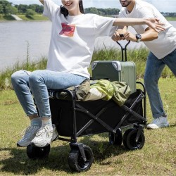 WÓZEK TRANSPORTOWY SKŁADANY - WYGODNY I MOBILNY