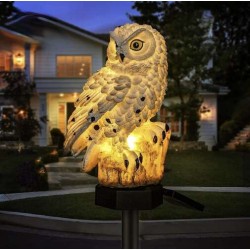 LAMPA OGRODOWA SOLARNA - SOWA - ORYGINALNA I EKOLOGICZNA