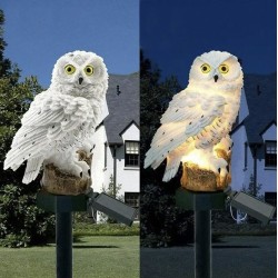 LAMPA OGRODOWA SOLARNA - SOWA - ORYGINALNA I EKOLOGICZNA