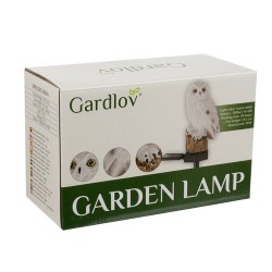 LAMPA OGRODOWA SOLARNA - SOWA - ORYGINALNA I EKOLOGICZNA